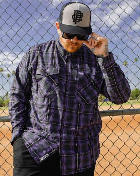BIG LEAGUE BAMBOO LONG SLEEVE BUTTON UP - MENS
